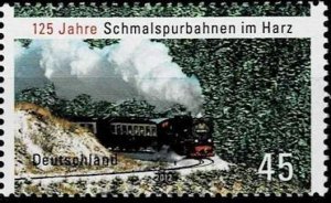 Germany 2012,Sc.#2654 MNH, 125 years in the Harz narrow-gauge railways