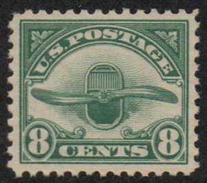 USA #C4 VF/XF OG NH, vivid color! CHOICE! Retail $35