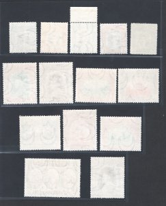 PAKISTAN-BAHAWAIPUR  Set - 2 through 15 - Mint OGnh  (LB 6/20) 