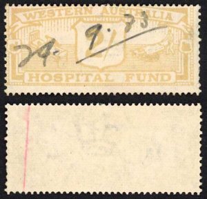 Western Australia 2/- Ochre Hospital Fund BF10