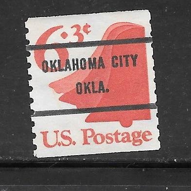 #1518A Used Single PRECANCEL AS SHOWN
