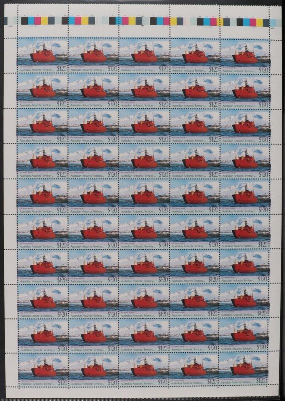 AUSTRALIA ANTARCTIC TERR 1991 Treaty Anniv set Part sheets. MNH **. SG cat £175.