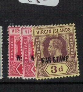 British Virgin Islands SG 78-9, 78b MOG (10elm) 