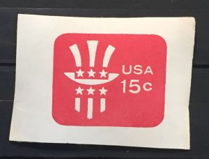 #U581 Used - Uncle Sam (Envelope Cutout)