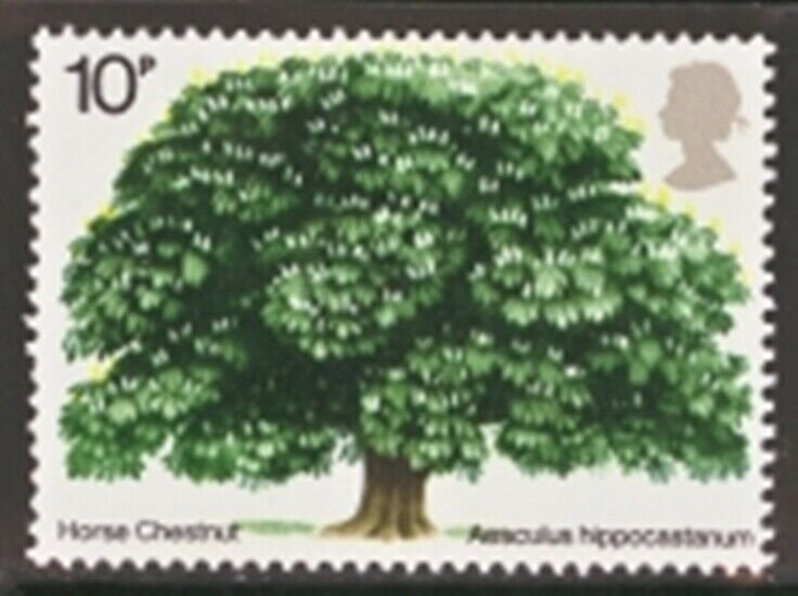 GB MNH Scott 0715-0715, 1974 Horse Chestnut tree