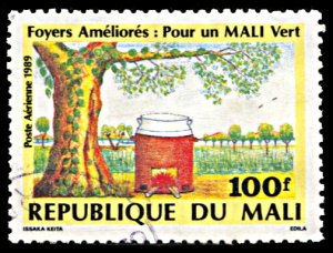 Mali C547, postally used, Improved Stoves for a Greener Mali