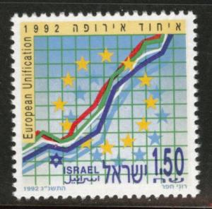 ISRAEL Scott 1129 MNH** 1992  European Unification stamp