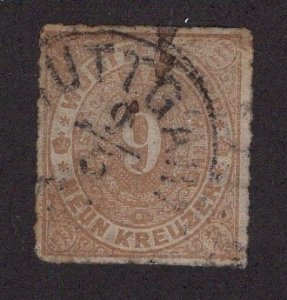 Wurttemberg #51 Used *Minor Fault* ~JM-2154