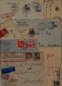 Netherlands Indie 8 covers/cards pre-1940. mixed condition (10)