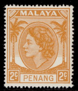 MALAYSIA - Penang QEII SG29, 2c yellow-orange, NH MINT.