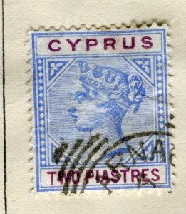 CYPRUS; 1890s classic QV issue used 2pi value