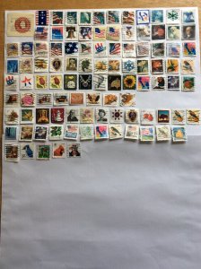 USA 100 stamps - Lot C