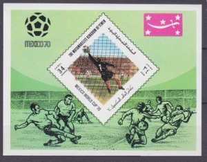 1970 Yemen Kingdom 988/B192b 1970 FIFA World Cup in Mexico 7,00 €