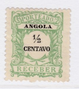 Portugal Angola Postage Due 1904 1/2r MNG Stamp A21P10F4875-