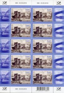 Estonia 2018 MNH Bridges Europa Tartu Bridge 2x 10v M/S Architecture Stamps