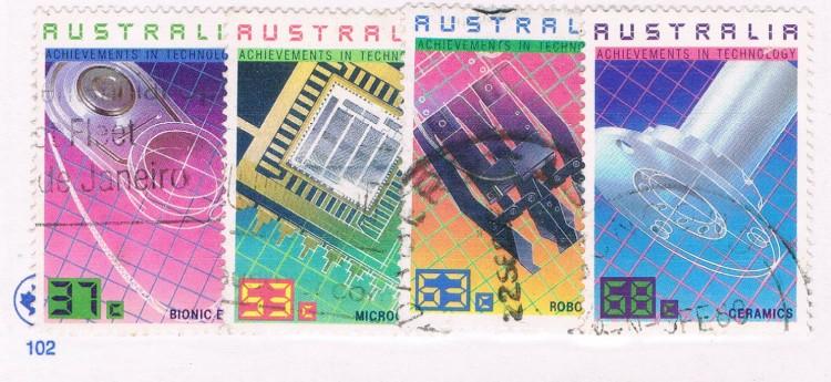 Australia 1036-39 Set Used Technology (A0015)