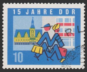 GERMANY DDR STAMP 1964. SCOTT # 735. USED