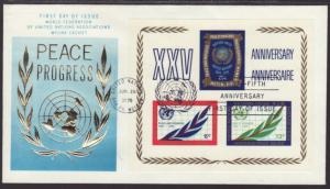 UN New York 212 Anniversary WFUNA U/A FDC