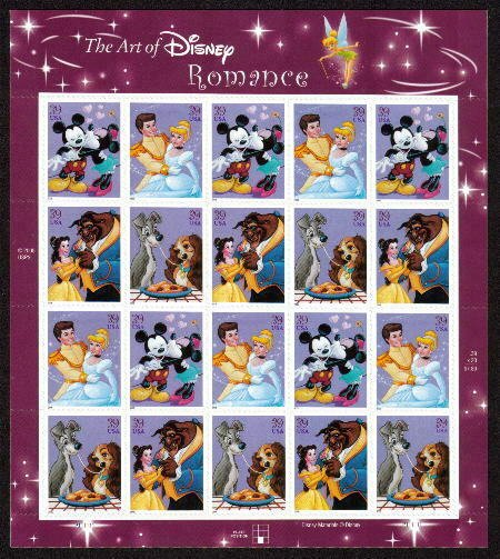 MALACK 4025 - 28, 39c Disney Characters,  Sheet-Stoc..MORE.. n8801