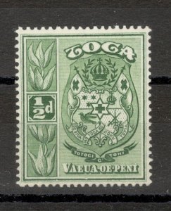 TONGA TOGA - MLH STAMP , ½ d - 1942/49.