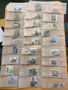 ATTENTION WORLD STAMP COLLECTORS!  GREAT BRITAIN 1980'S 27 DIFF MINT NH SETS F13