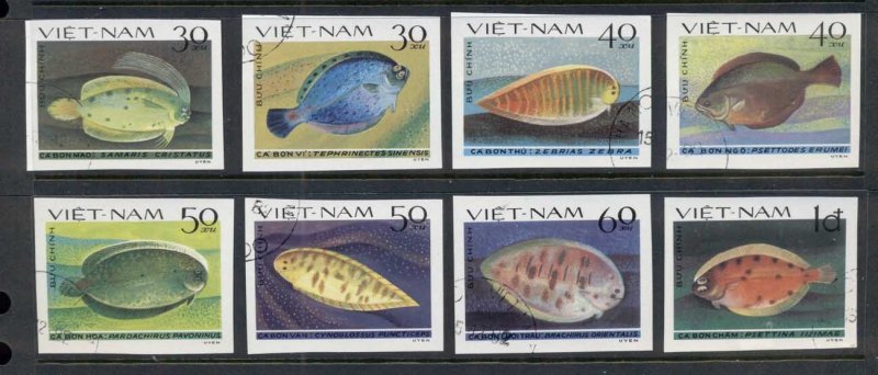 Vietnam 1982 Marine Life, Flatfish IMPERF CTO