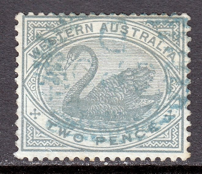 Western Australia - Scott #63 - Used - Pencil on reverse - SCV $3.00