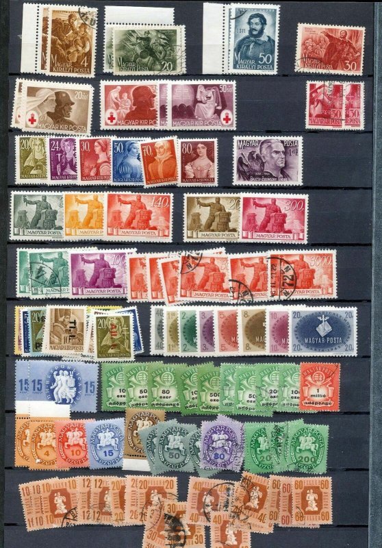 HUNGARY Mid/Modern M&U Collection Apprx 450 Items (SD 62