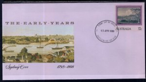 Australia Sydney Cove Postal Stationary U/A FDC