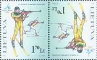 Lithuania 2006 Winter Olympic games in Torino Olympics tete-beshe MNH