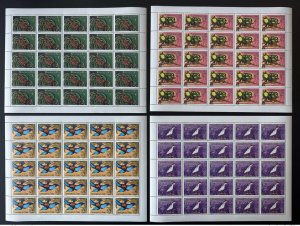 1997 Niger Mi. 1272 - 1275 board birds birds birds (Impressor SA) wildlife-