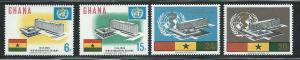 Ghana 247-50 1966 WHO Headquarters set MLH