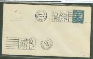 US 637 1927 5c Roosevelt (Fourth Bureau) single on an unaddressed uncacheted FDC