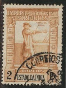 Portuguese India Scott 440 Used from 1938 common design set