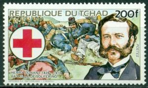 Chad Scott 511 MNH Henri Dunant Red Cross 200fr $$