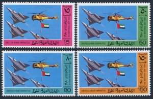 United Arab Emirates 112-115, 116, MNH. Mi 103-106, Bl.1. National Day 1980.