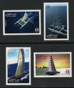 Thematic stamps QATAR 2005 SAILING 4v sg.1160/3 mint