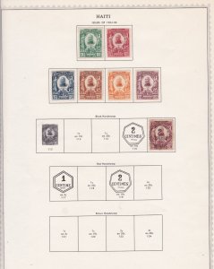 Haiti 1904-08 Stamps on page Ref 15572 