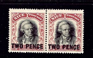 Niue 48 MNH 1931 Surcharge Pair