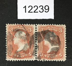 MOMEN: US STAMPS # 94 PAIR VF USED LOT #12239