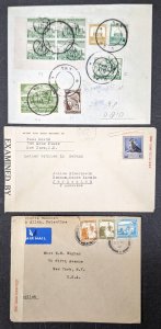 Group of 20 1930s-1940s covers Palestine (to and from) [Y.63]