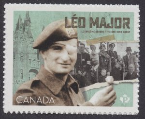 Canada 3240 Victory in Europe V-E Day Léo Major P single MNH 2020