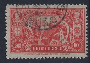 Brazil, Scott #190; 100r Emblems of Peace, Used