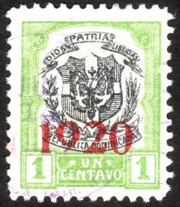 1920, Dominican Republic 5c, Used, Sc 221