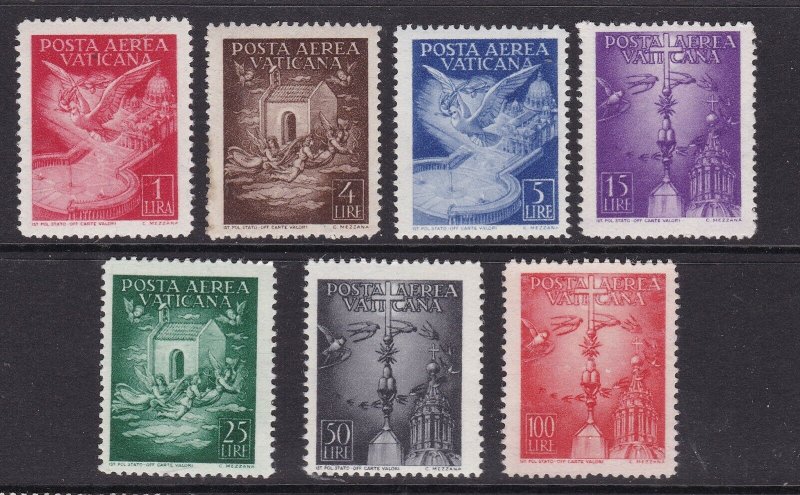 VATICAN^^^^^sc# C9-C15   MNH  AIRPOSTS set $$@@ cam1655vat