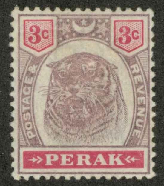 Malaya Perak 49 Mint VF H