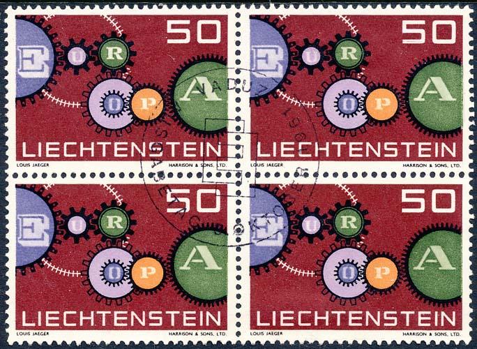 Liechtenstein 1961 Sc 368 Europa CEPT VADUZ FDCDS 4 Stamp U