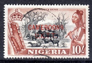 Cameroons -  1960-61 -  sg T10 -   10/-  value - Used -cv £10.00 