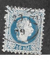 Austria-Offices in the Turkish Empire #4sld  blue (U)  CV $2.40