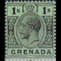 GRENADA 1923 - Scott# 106 King Green 1s NH